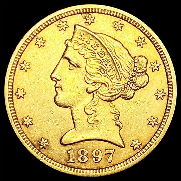 1897-S $5 Gold Half Eagle