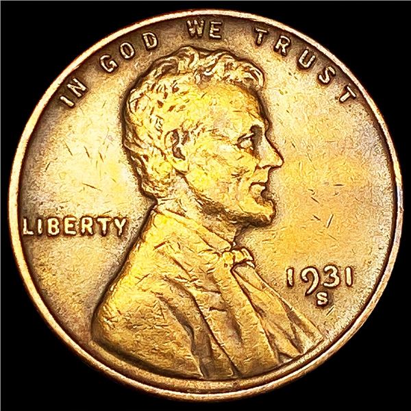 1931-S Wheat Cent