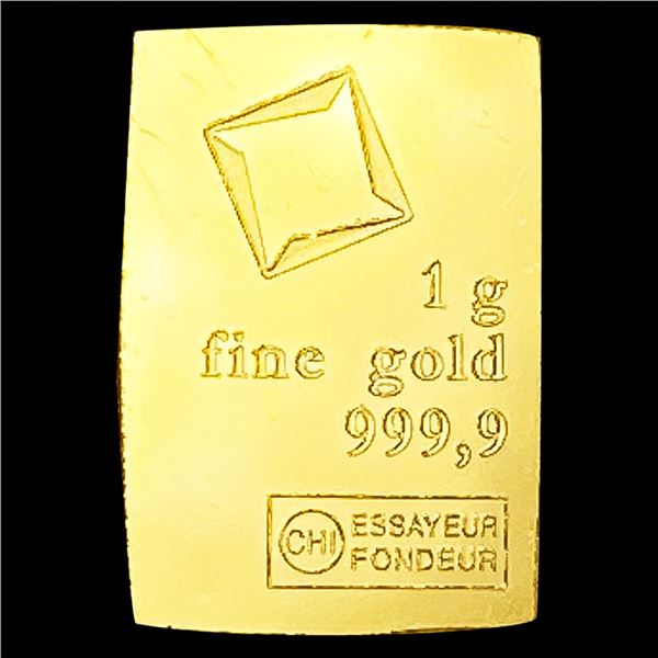 Valcambi 1g Gold Bar