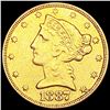 Image 1 : 1887-S $5 Gold Half Eagle