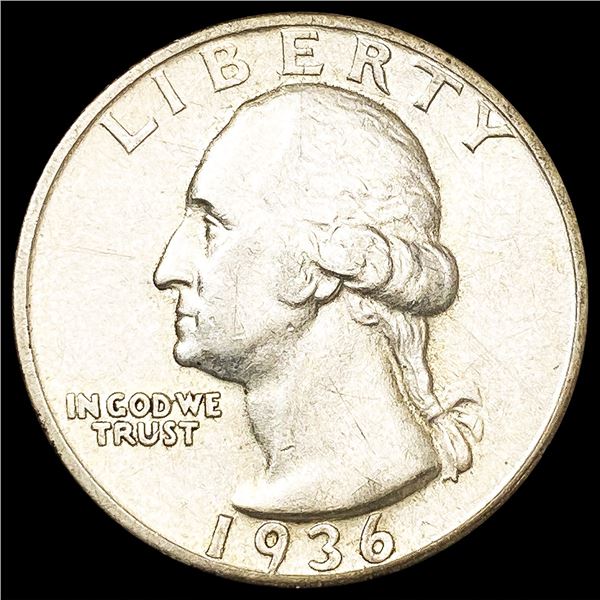1936-S Washington Silver Quarter