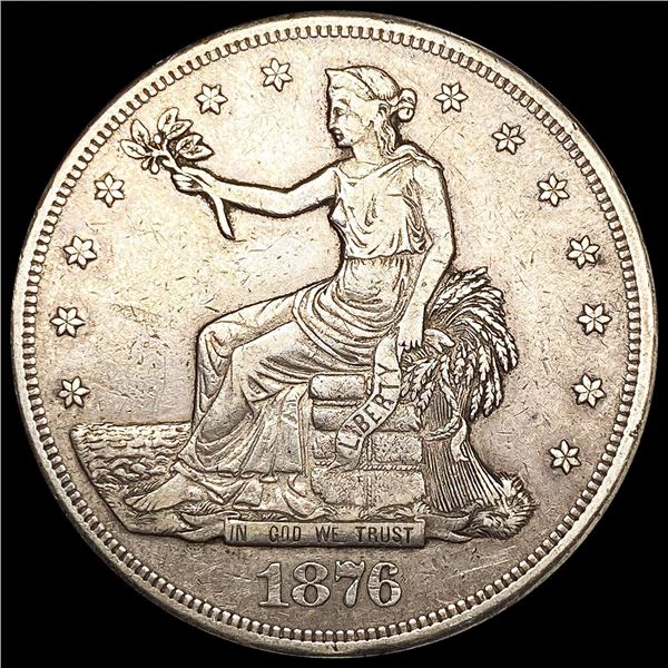 1876-CC Silver Trade Dollar