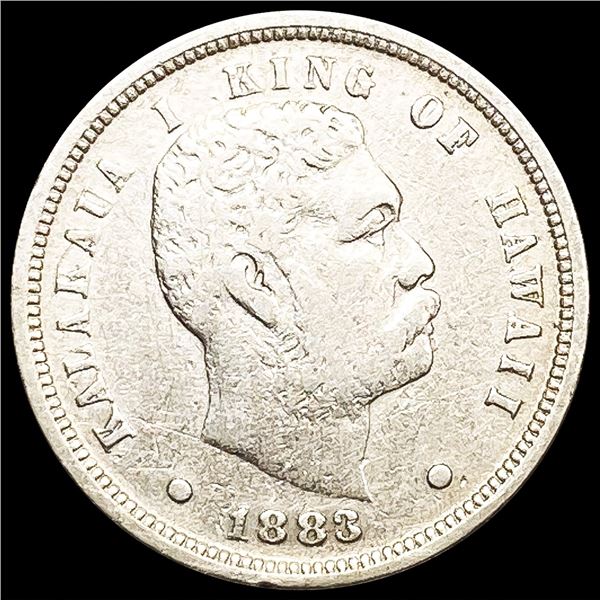 1883 Kingdom of Hawaii Dime