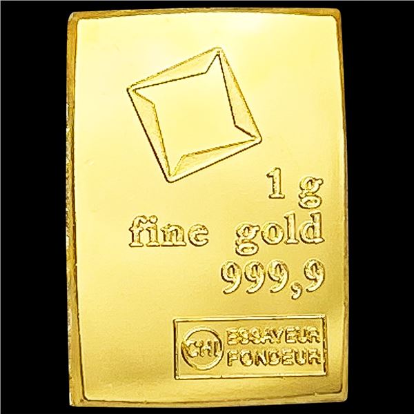 Valcambi 1g Gold Bar
