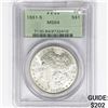 Image 1 : 1881-S Morgan Silver Dollar PCGS MS64