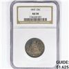 Image 1 : 1863 Seated Liberty Quarter NGC AU58