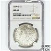 Image 1 : 1890-S Morgan Silver Dollar NGC MS60
