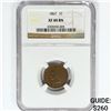 Image 1 : 1867 Indian Head Cent NGC XF40 BN
