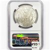 Image 2 : 1884-CC Morgan Silver Dollar NGC MS62
