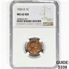 Image 1 : 1926-D Wheat Cent NGC MS62 RD