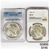 Image 1 : 1922 SET(2) Peace Dollars