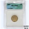 Image 1 : 1857 Flying Eagle Cent ICG AU55