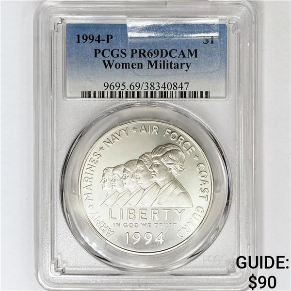 1994-P $1 Women Military PCGS PR69 DCAM