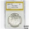 Image 1 : 1878 7TF Morgan Silver Dollar PGA MS63 REV 78