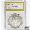 Image 1 : 1878 7TF Morgan Silver Dollar PGA MS63 REV 78