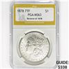 Image 1 : 1878 7TF Morgan Silver Dollar PGA MS63 REV 78