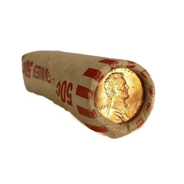 1989 Lincoln Memorial Cent Roll (50 Coins)