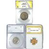 Image 1 : (3) Varied US Coinage (1855, 1919, 1926-S)