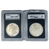 Image 1 : (2) Morgan Silver Dollars MS67 (1883-S, 1900-2)