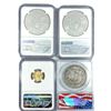 Image 2 : (4) Varied US Silver & Gold Coinage NGC/ANACS MS70