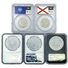 Image 2 : (5) Varied US Silver Coinage PCGS/NGC MS/PR69 ((2)