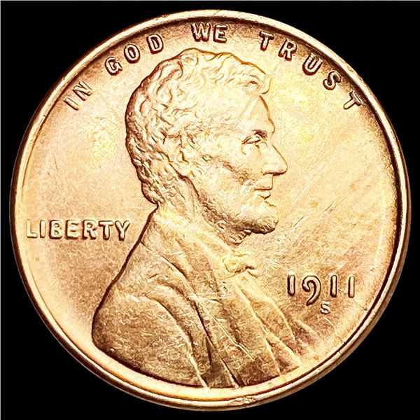 1911-S Wheat Cent