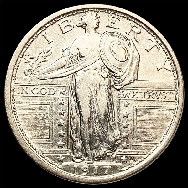 1917 T1 Standing Liberty Quarter