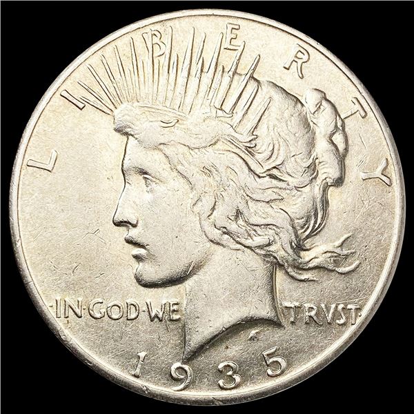 1935-S Silver Peace Dollar
