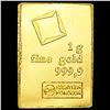 Image 1 : Valcambi 1g Gold Bar