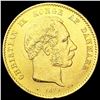 Image 1 : 1873 Denmark .1296oz Gold 10 Kroner