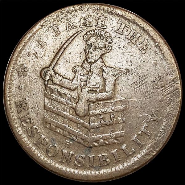 1833 Hard Times Token