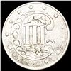 Image 2 : 1861 Silver Three Cent