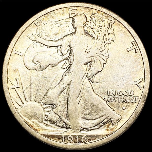 1916-D Walking Liberty Half Dollar