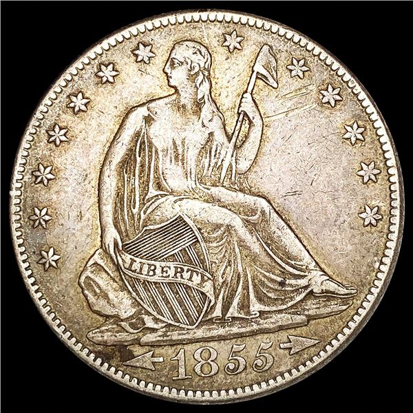 1855-O Seated Liberty Half Dollar