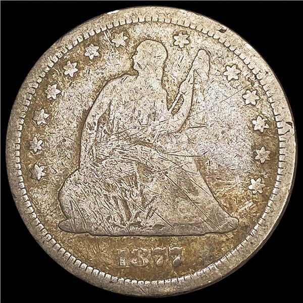 1877-S Seated Liberty Quarter
