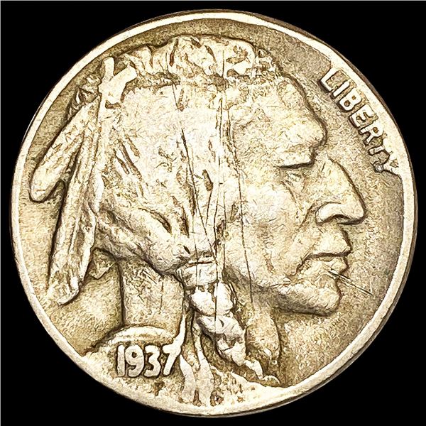 1937-D 3-Leg Buffalo Nickel