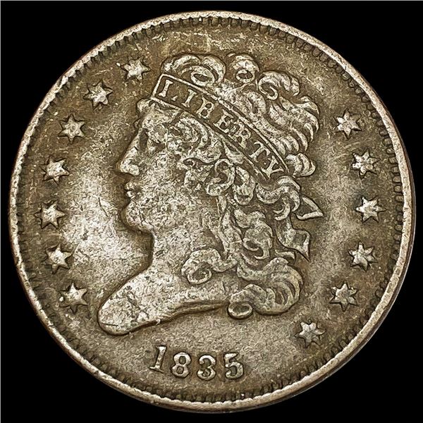 1835 Classic Head Half Cent
