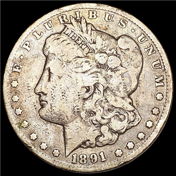 1891-CC Morgan Silver Dollar