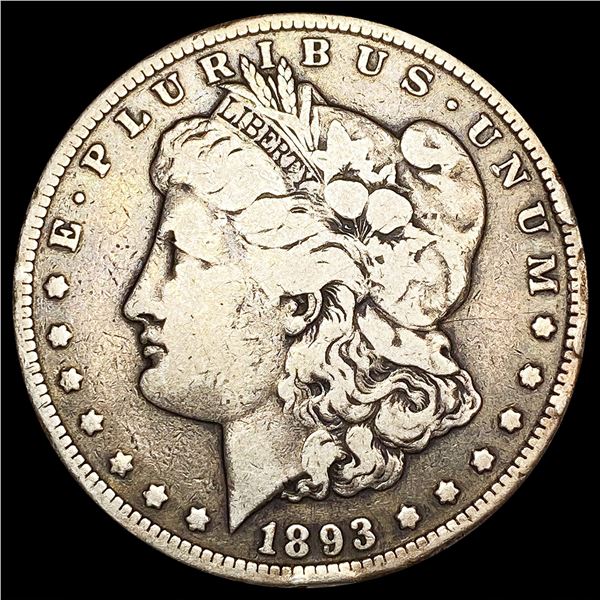 1893-CC Morgan Silver Dollar