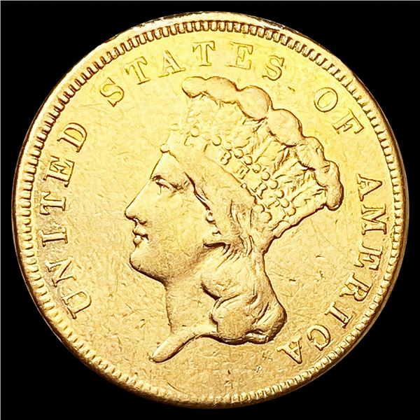 1858 $3 Gold Piece