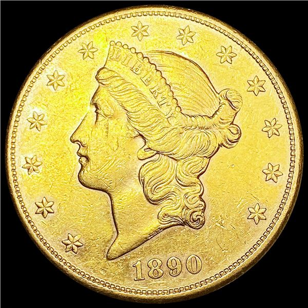 1890-S $20 Gold Double Eagle