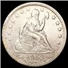 Image 1 : 1853-O Arws & Rays Seated Liberty Quarter CLOSELY