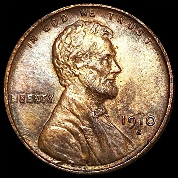 1910-S Wheat Cent CLOSELY UNCIRCULATED