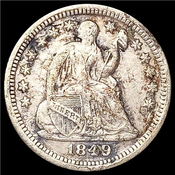 1849-O Seated Liberty Half Dime UNCIRCULATED