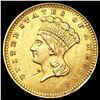 Image 1 : 1861 Rare Gold Dollar UNCIRCULATED