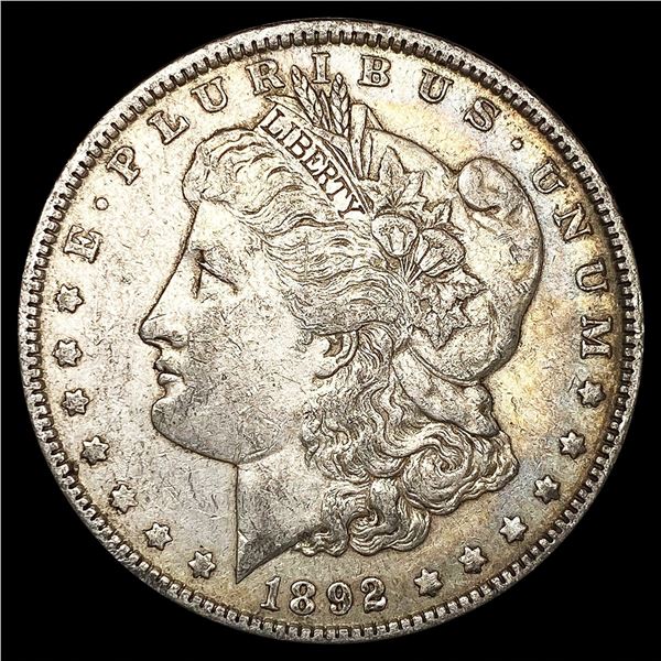 1892 Morgan Silver Dollar NEARLY UNCIRCULATED