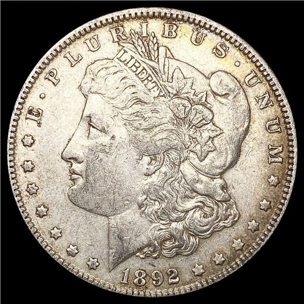 1892 Morgan Silver Dollar CLOSELY UNCIRCULATED