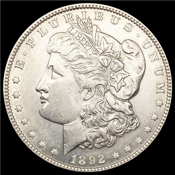 1892 Morgan Silver Dollar CLOSELY UNCIRCULATED