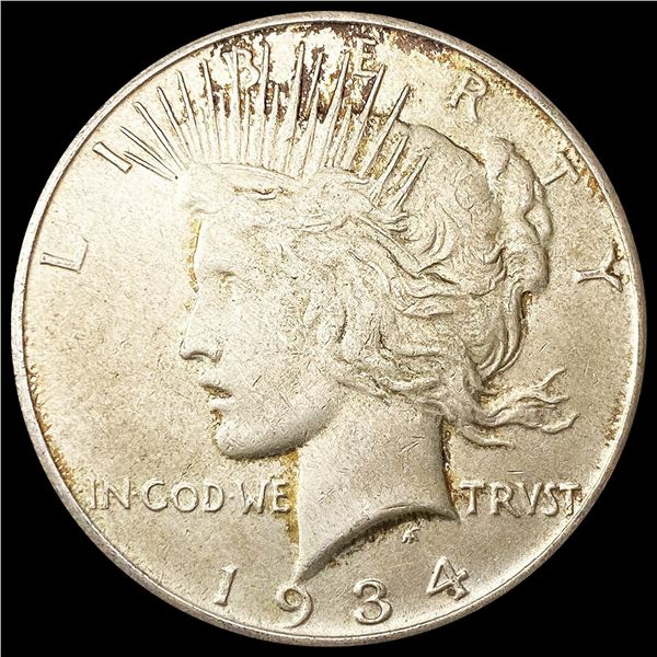 1934-S Silver Peace Dollar CLOSELY UNCIRCULATED