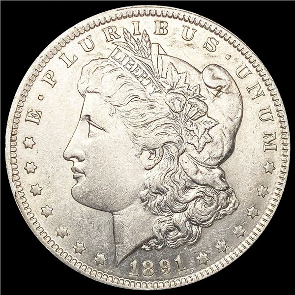 1891-O Morgan Silver Dollar CLOSELY UNCIRCULATED